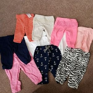 10 pairs newborn pants